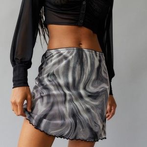 Urban Outfitters mesh mini skirt